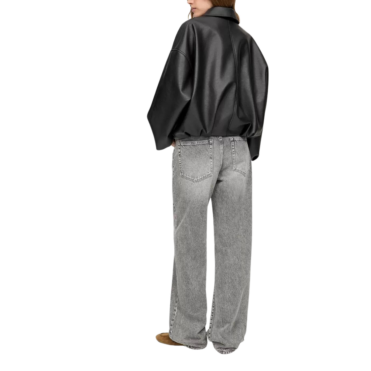 Casual leather jacket