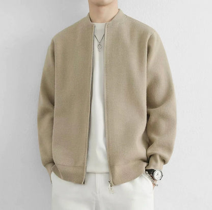 Signature Zip Cardigan