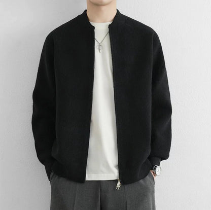 Signature Zip Cardigan