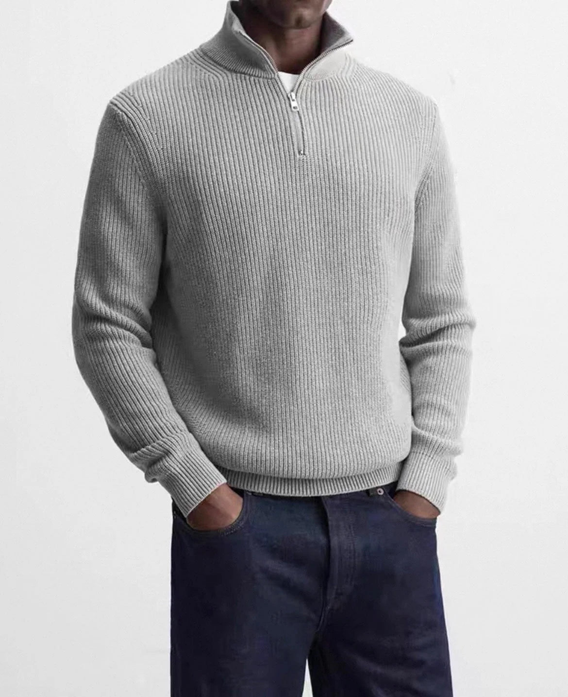 Essential Half-Zip Knit