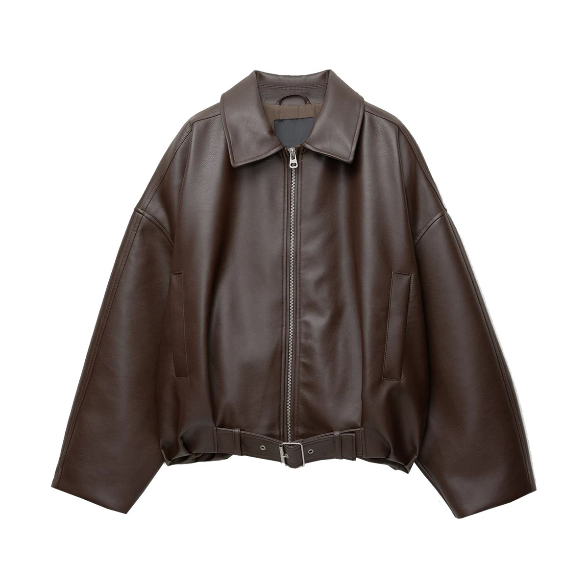Casual leather jacket