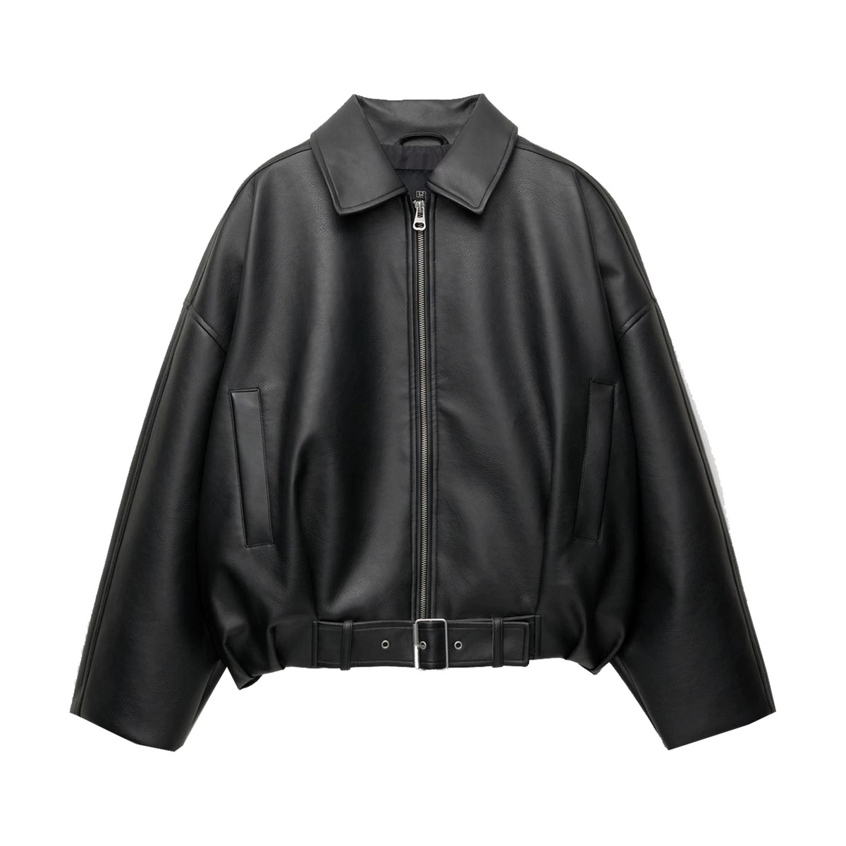 Casual leather jacket