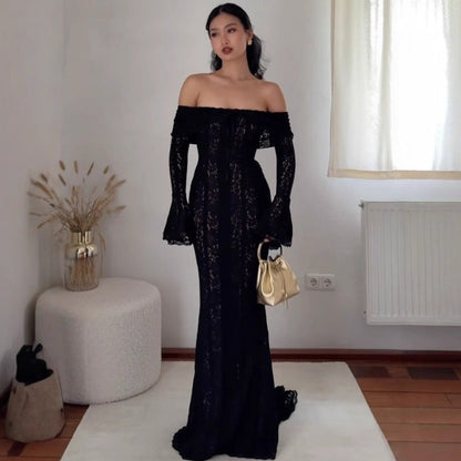 Spitzen-Maxikleid