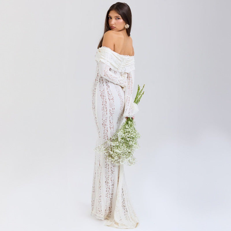 Spitzen-Maxikleid