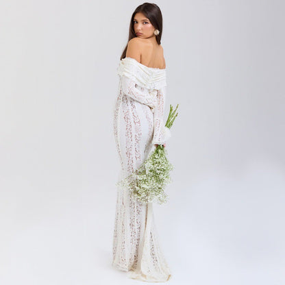 Spitzen-Maxikleid