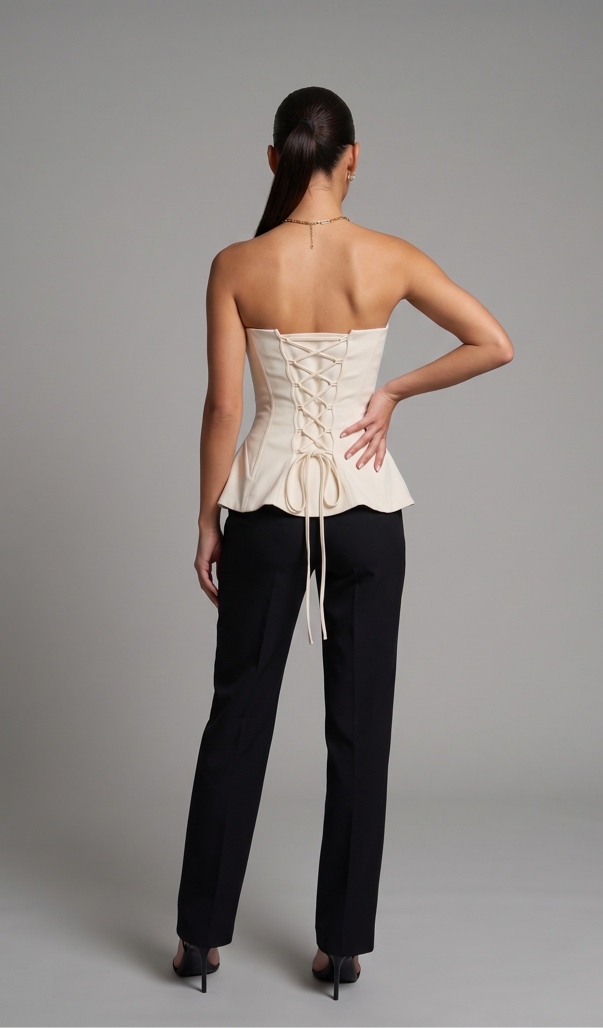 Corset with cape