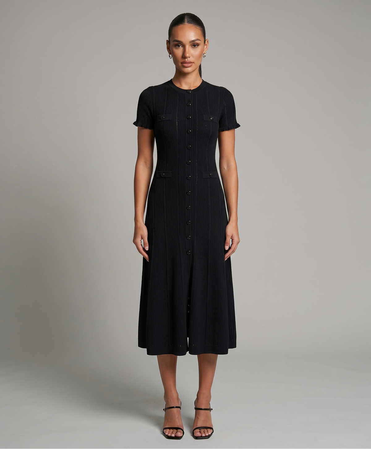 Elara Knit Midi Dres