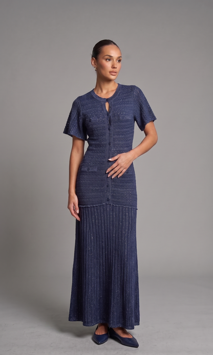 Rhinestone Maxi Dress