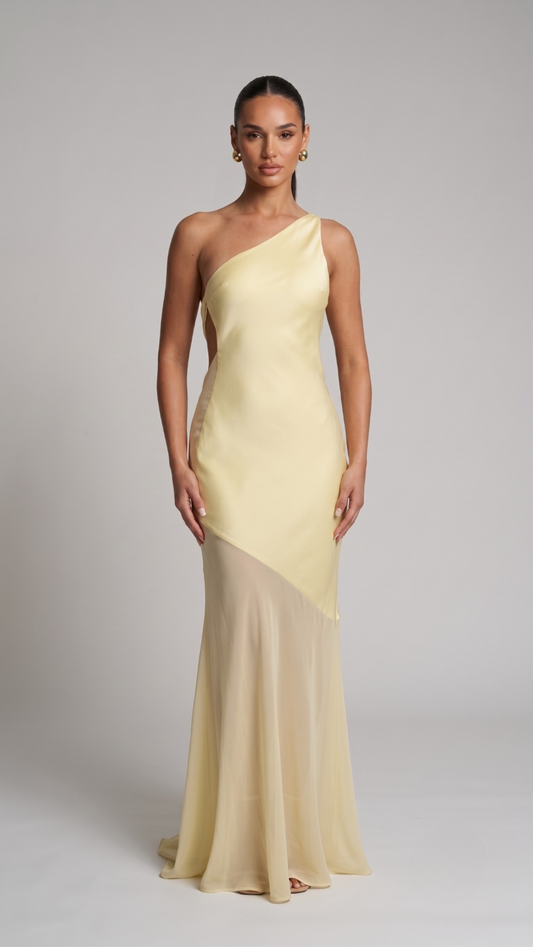 Elegantes One-Shoulder Abendkleid